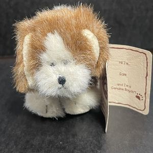 HTF Retired BNWT Boyds Bears Mini Dog Sam 4” GREAT BASKET FILLER